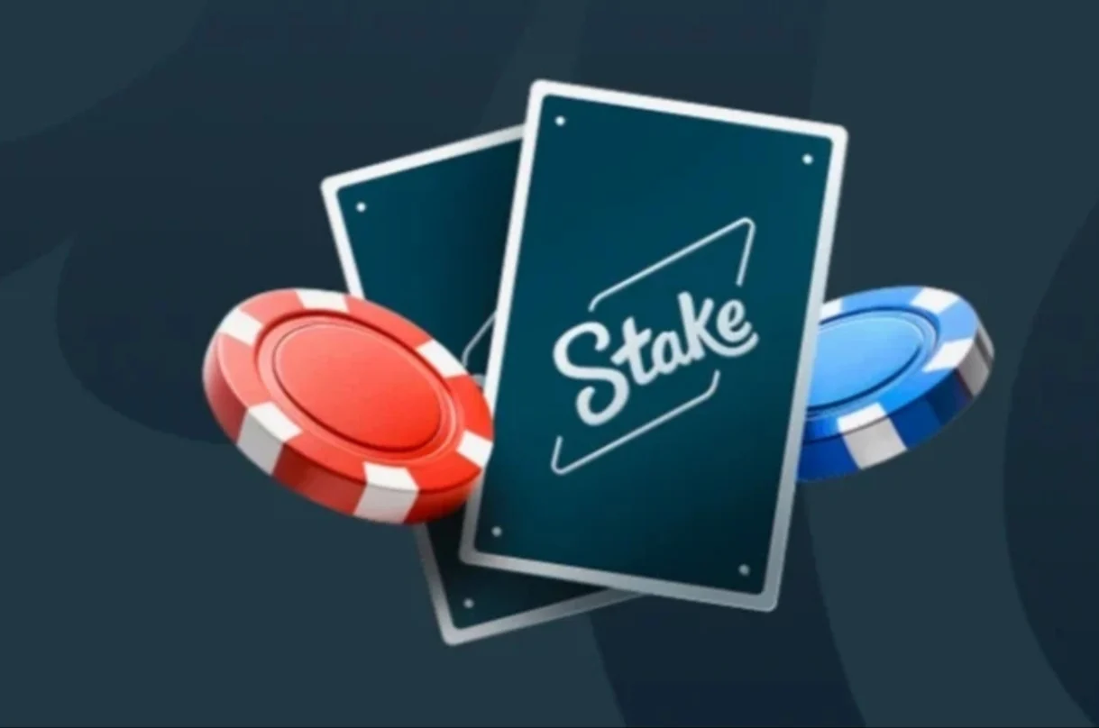 Баннер Stake с картами и фишками